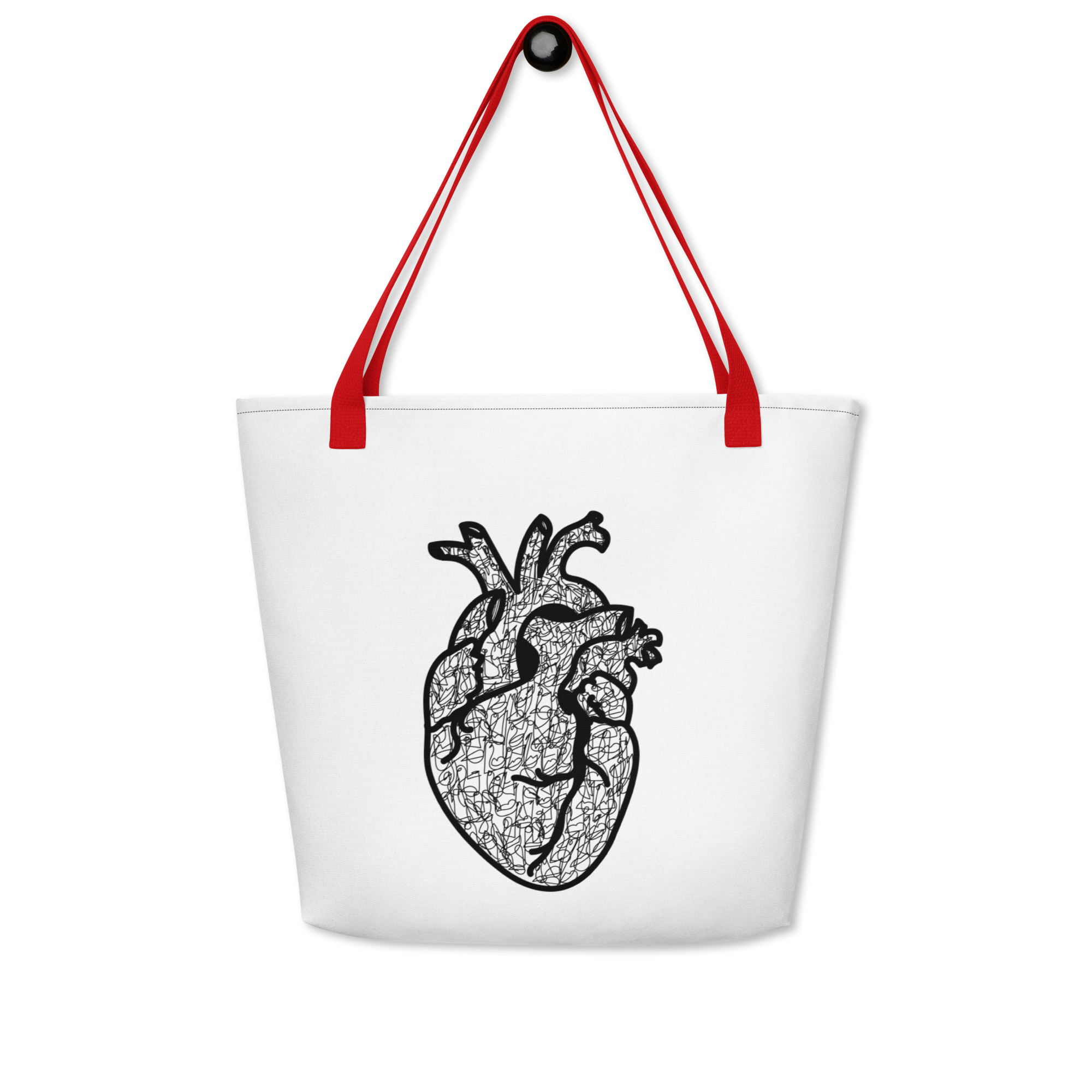 Crimasso cuore Large Tote Bag - immagine 3