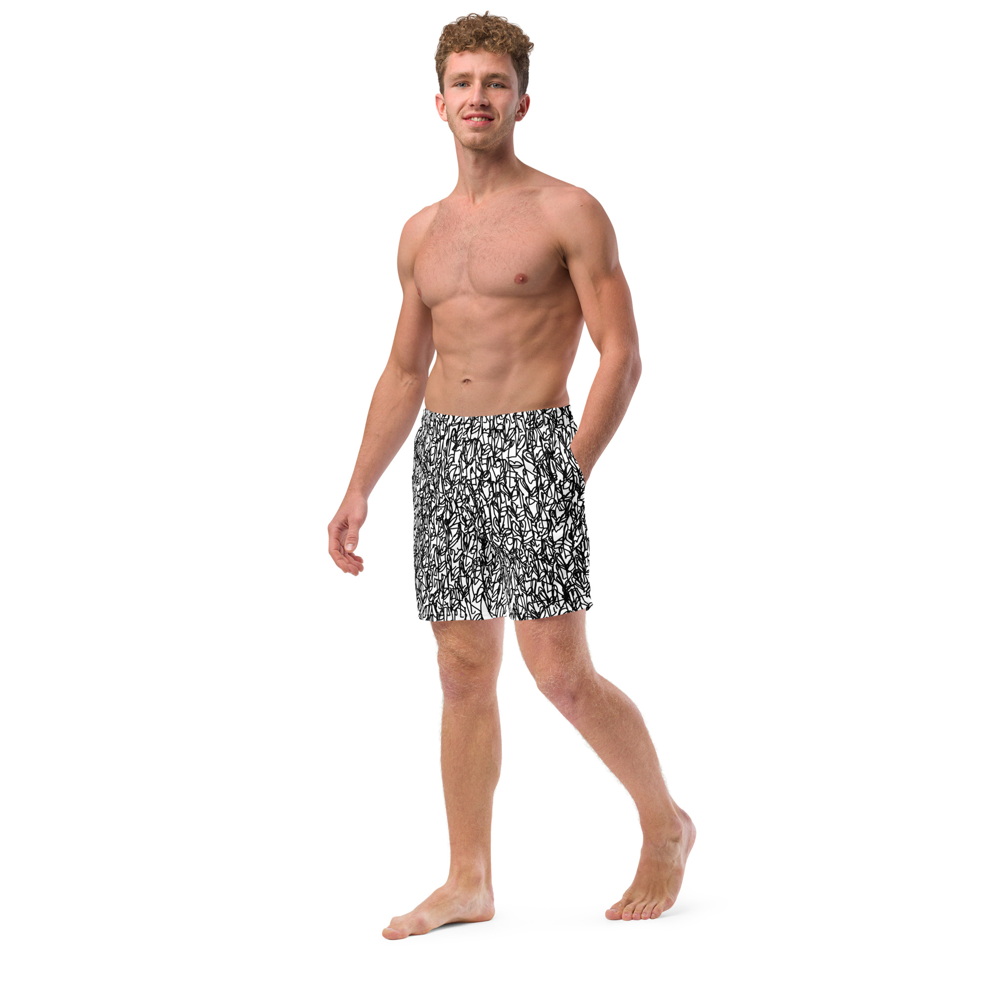 Swim Trunks in Crimasso Style - immagine 2